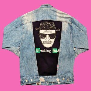 Breaking Bad Upcycled Denim Jacket Size M